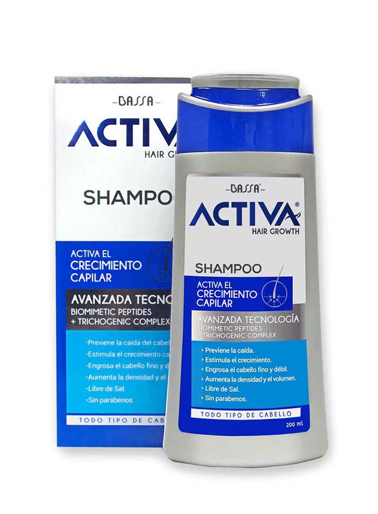 Bassa Activa Shampoo Anti-Caída de 200 ml 