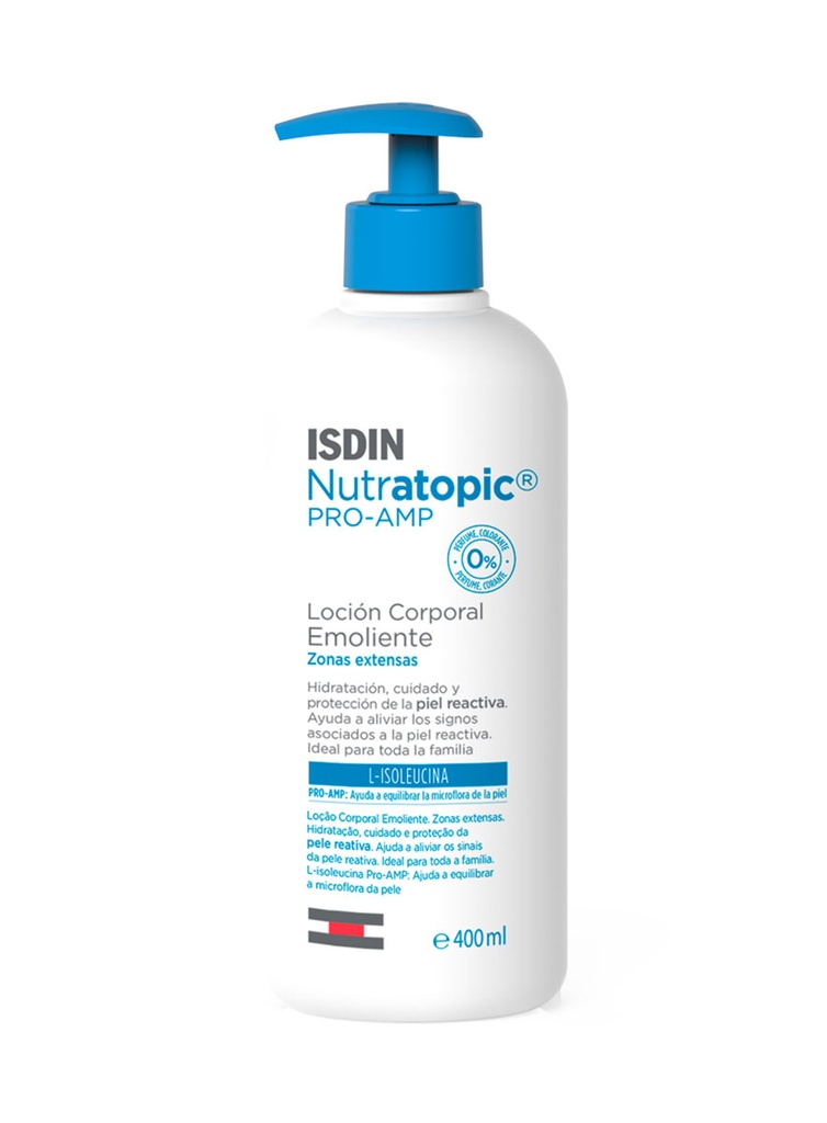 ISDIN Nutratopic Pro-Amp Loción Corporal Emoliente de 400 ml