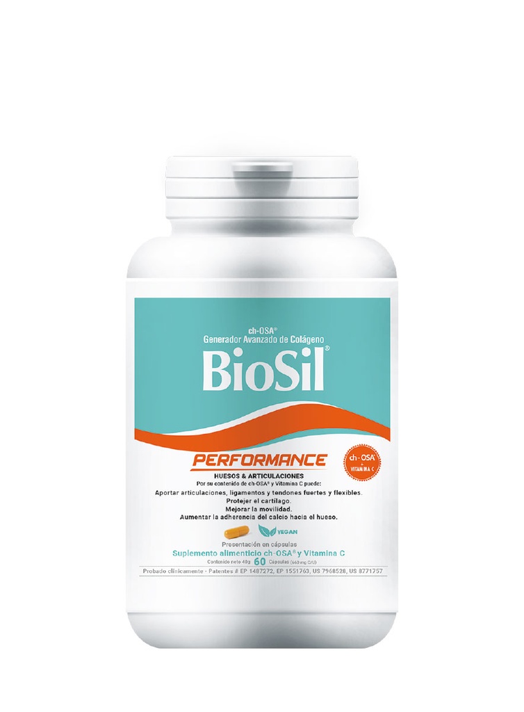 Biosil Performance Huesos y Articulaciones de 30 Cápsulas 