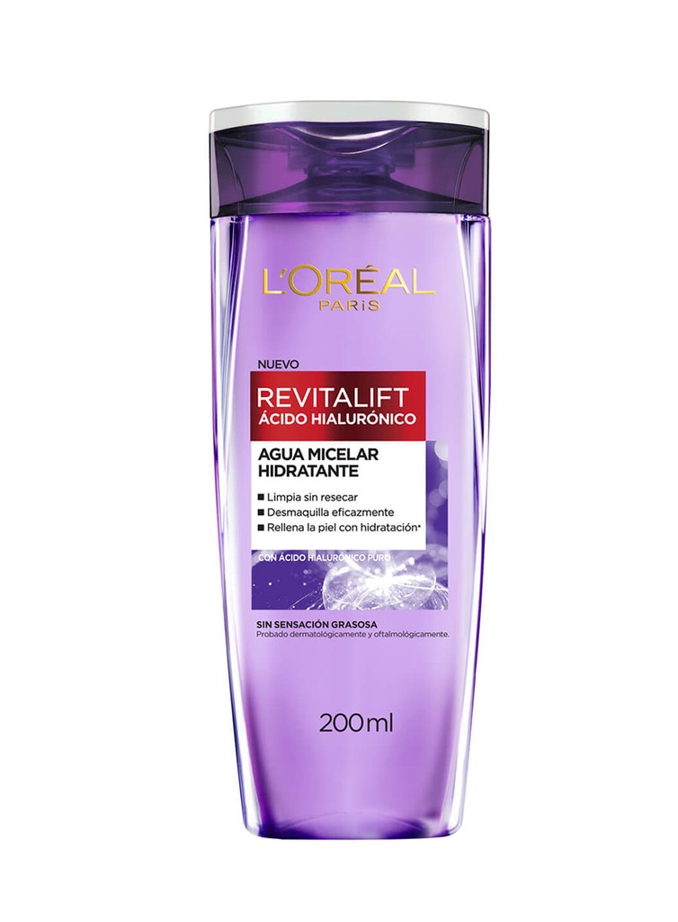 Revitalift Agua Micelar con Acido Hialurónico de 200 ml