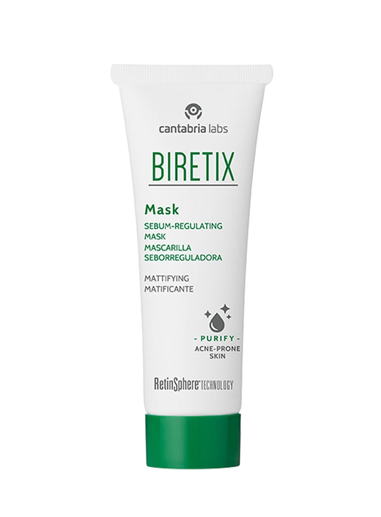 Biretix Mask Mascarilla Astringente y Seboreguladora de 25 ml 