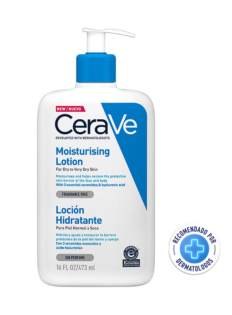 CeraVe Loción Hidratante Piel Normal a Seca de 473 ml