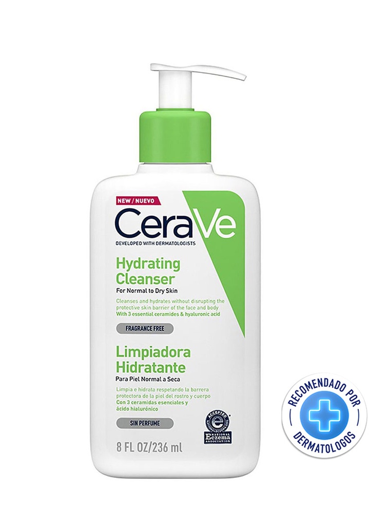 CeraVe Limpiadora Hidratante Piel Normal a Seca 236 ml