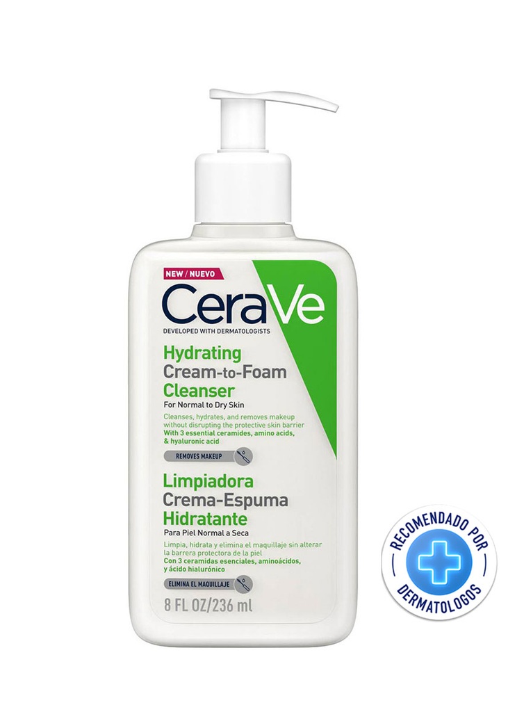 CeraVe Limpiadora Crema-Espuma de 236 ml