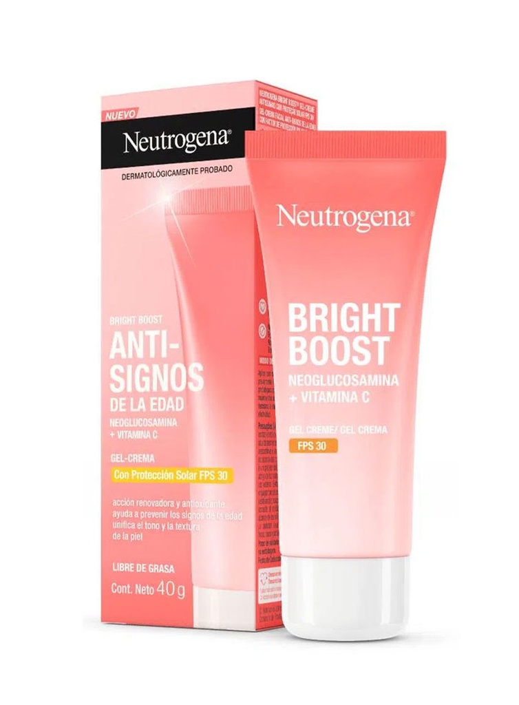 Bright Boost Gel Crema SPF30 Anti-Edad de 40 gr