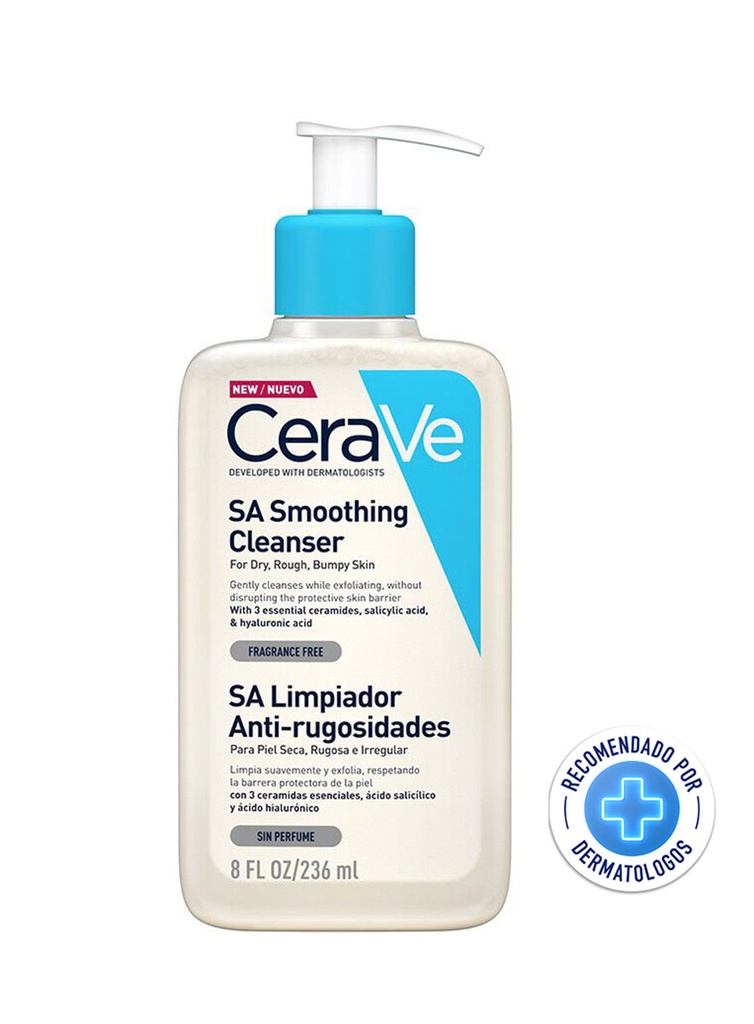 CeraVe SA Gel Limpiador Anti-Rugosidades de 236 ml