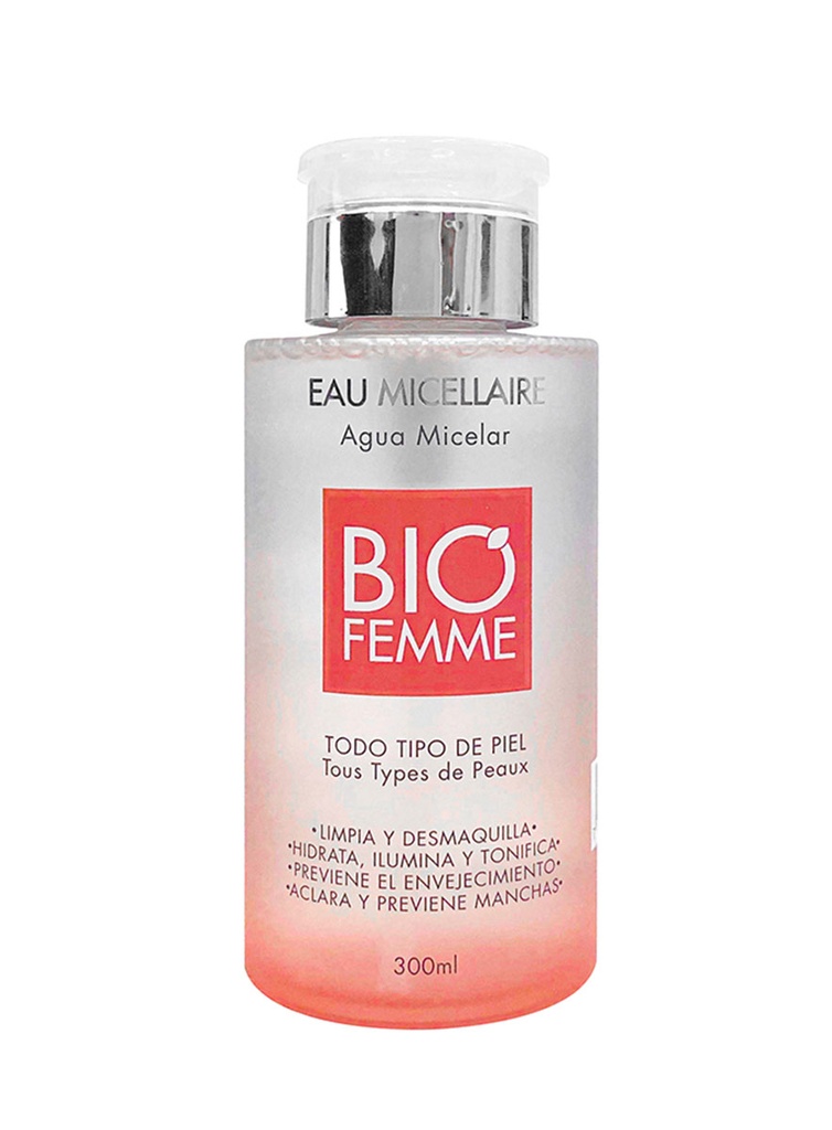 Biofemme Eau Micellaire Todo Tipo de Piel de 300 ml