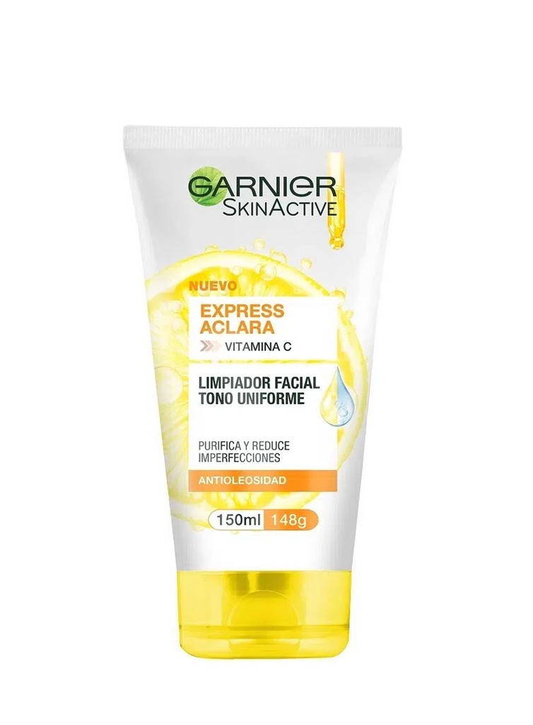 Garnier Gel Limpiador Aclarante Vitamina C de 150 ml