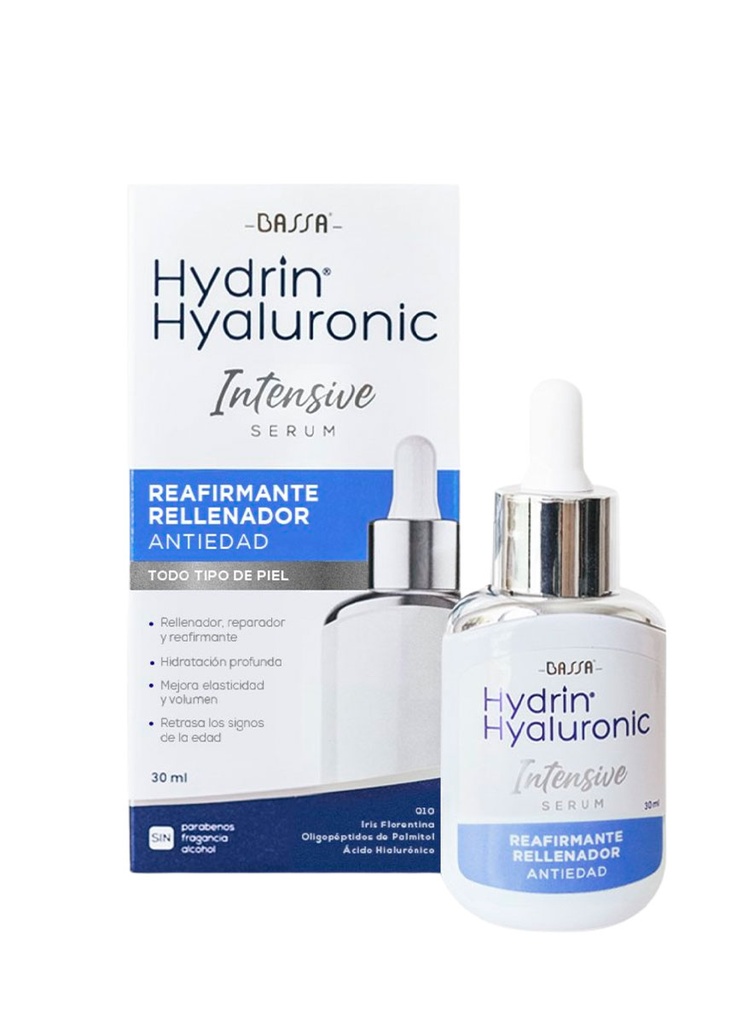 Hydrin Hyaluronic Intensive Serum Reafirmante Rellenador Antiedad de 30 ml