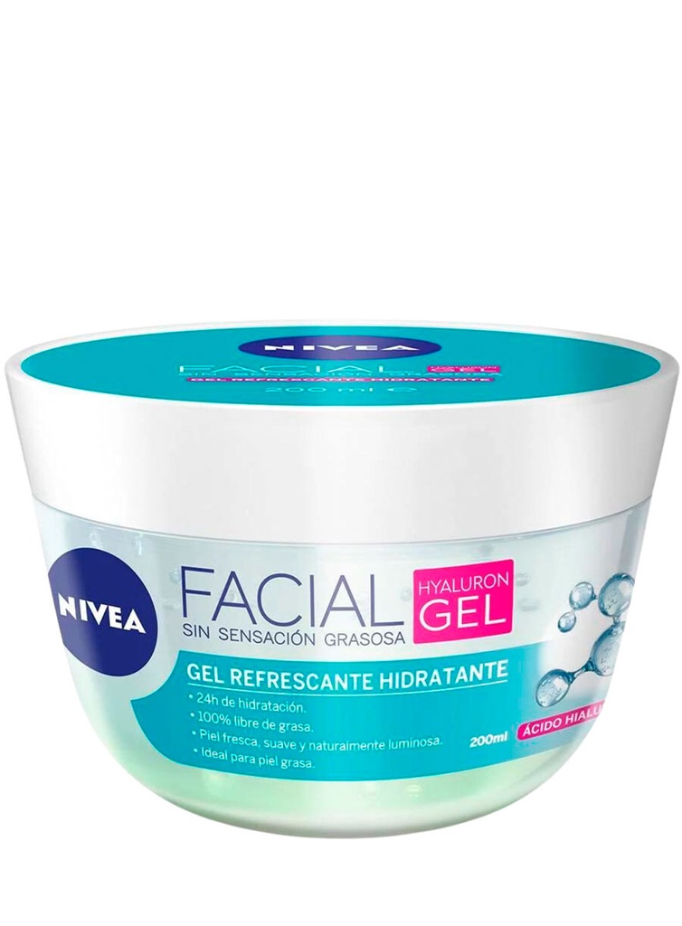 Nivea Facial Gel Hyaluron Hidratante 200 ml