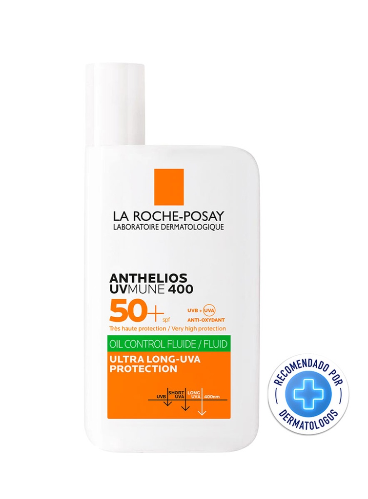 NUEVO Anthelios Fluido UVMUNE 400 Oil Control SPF50+ de 50 ml