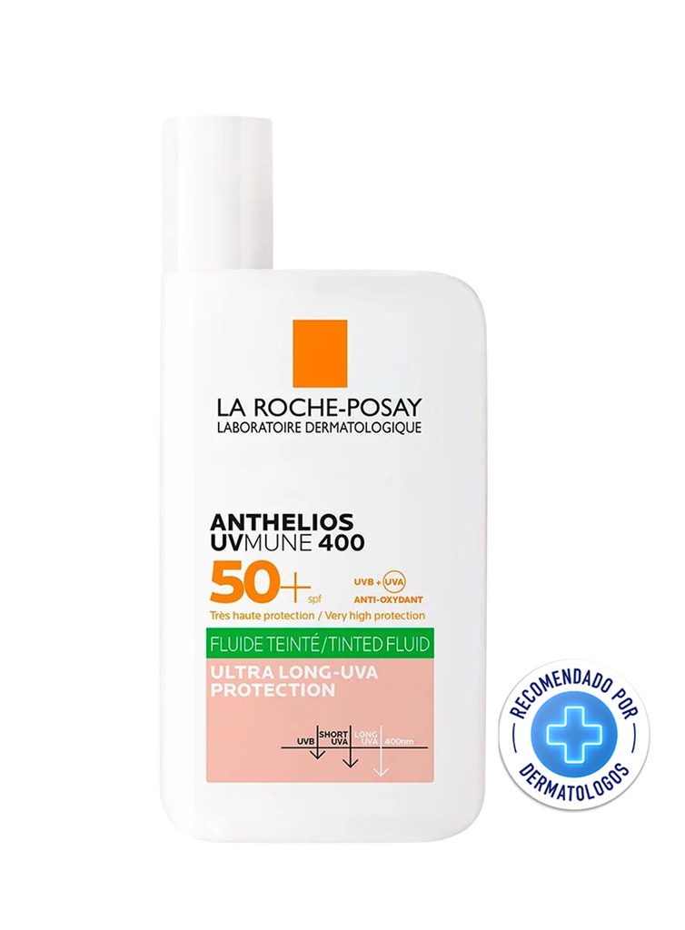 Nuevo Anthelios Fluido UVMUNE 400 Oil Control SPF50+ Tinte de 50 ml