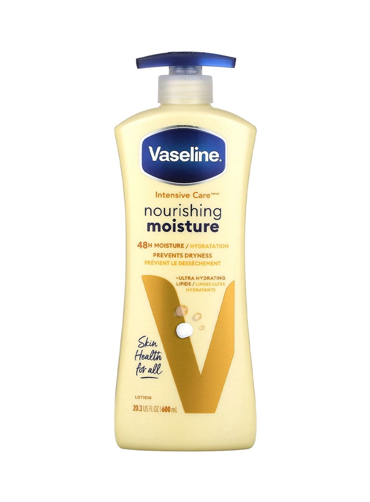 Vaseline Intensive Care Nourishing Moisture Loción Hidratante de 600 ml