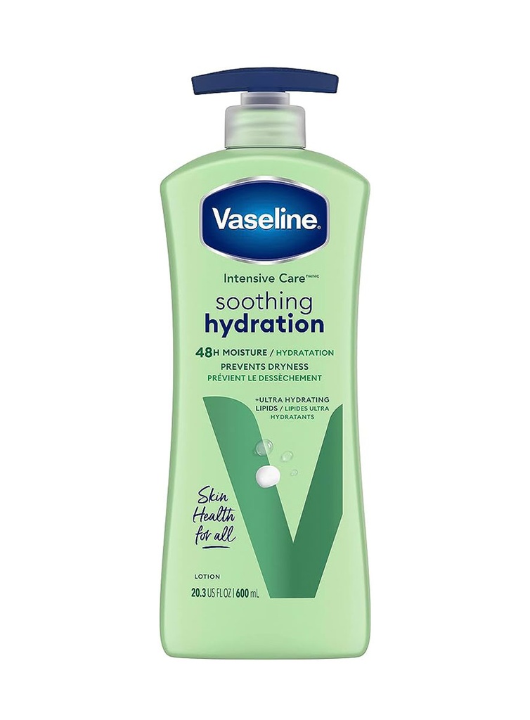 Vaseline Intensive Care Soothing Hydratation Loción Hidratante de 600 ml