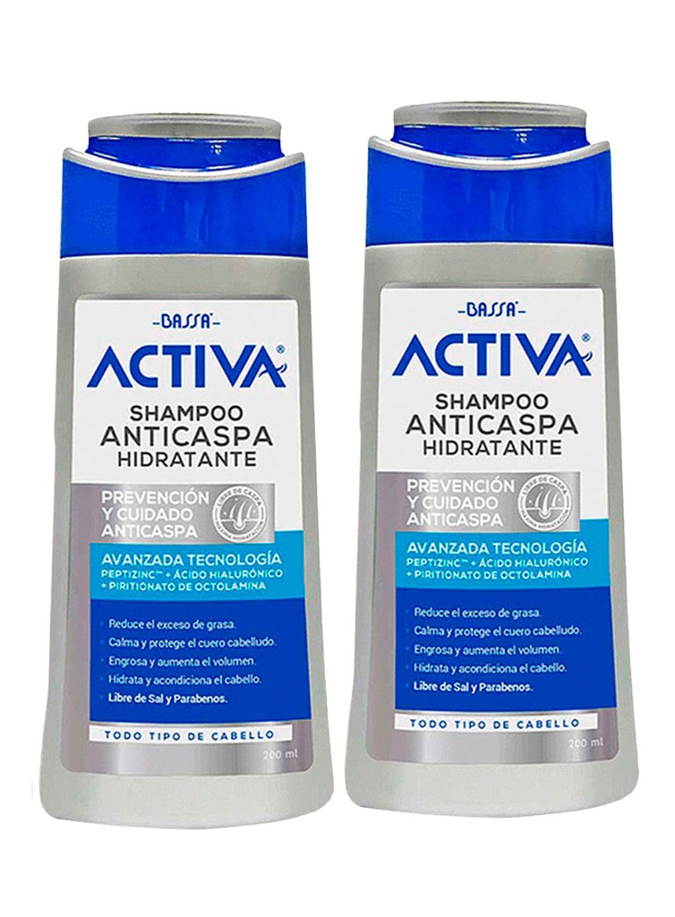 Duo Pack Shampoo Anticaspa Hidratante