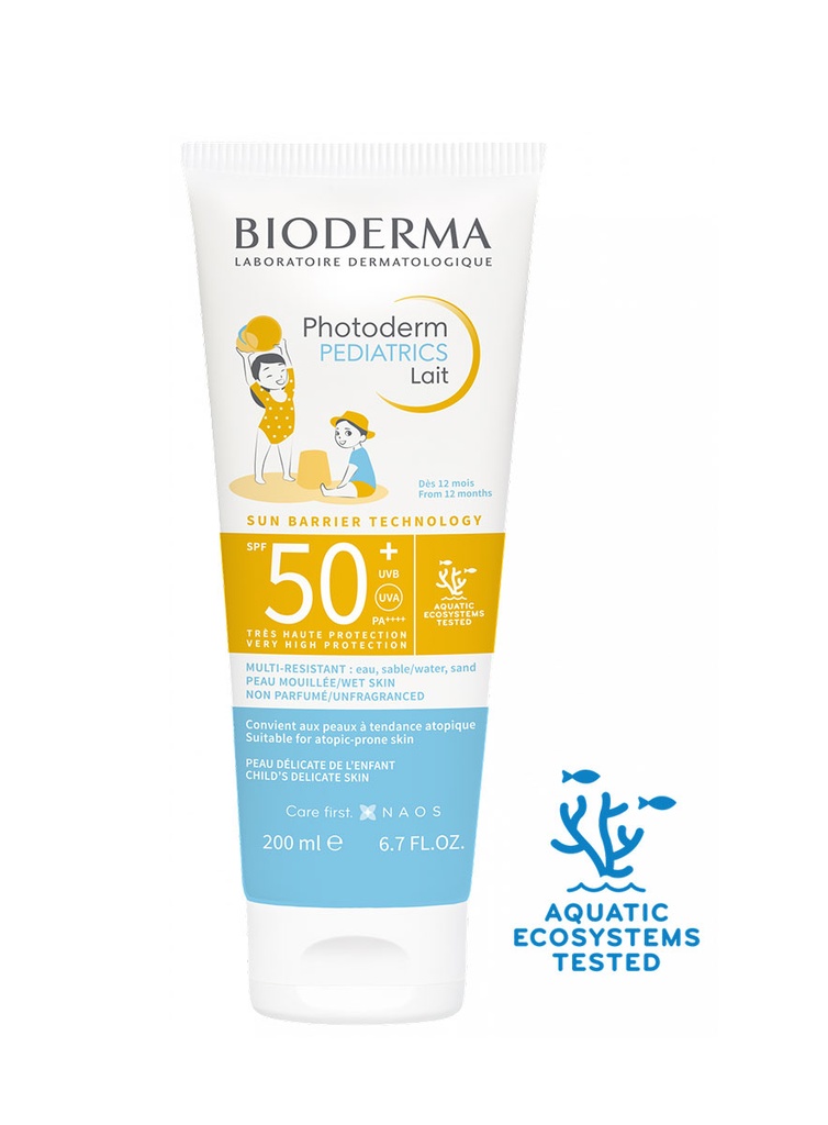 Photoderm Pediatrics Lait SPF50+ de 200 ml