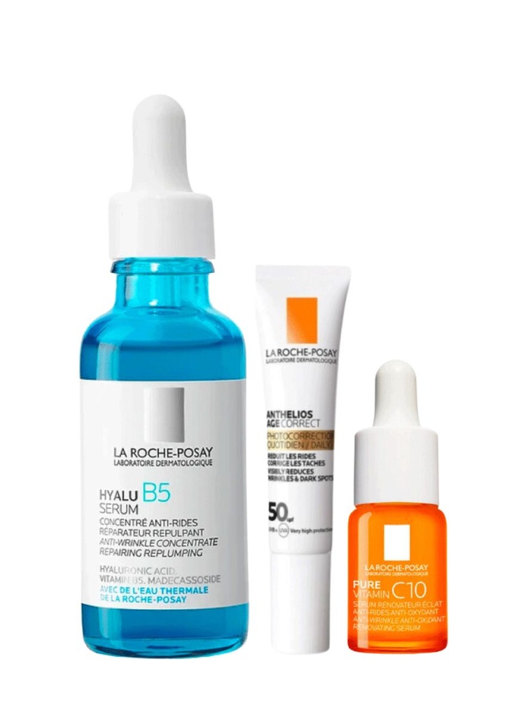 Pack Hyalu B5 Serum + Gratis Vit C Serum 10ml + Anthelios Age Correct 15ml