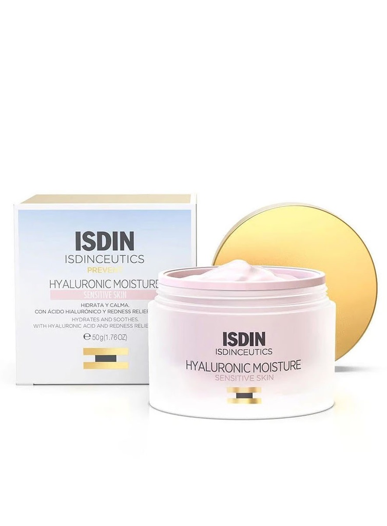 Isdinceutics Hyaluronic Crema Hidratante Piel Sensible de 50 gr