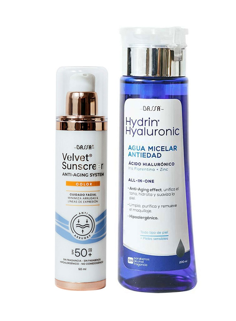 Pack Velvet Anti-Aging + GRATIS Hydrin Hyaluronic Agua Micelar