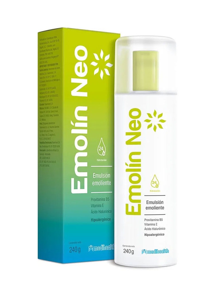 Emolín Neo Emoliente e Hidratante Hipoalergénico de 240 ml