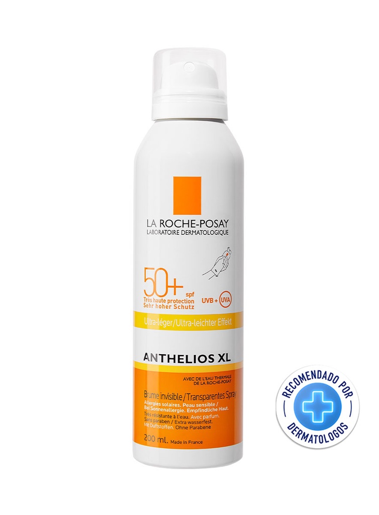 Anthelios Protector Solar Bruma Cuerpo SPF50+ de 200 ml