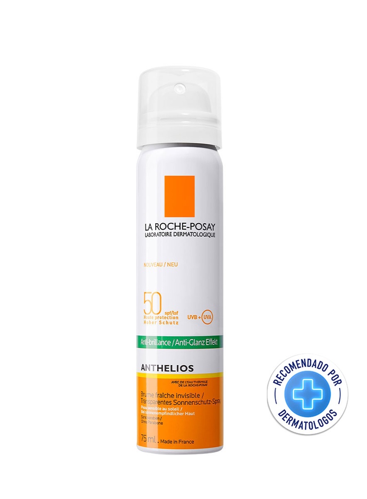 Anthelios Protector Solar Bruma Rostro SPF50 de 75 ml