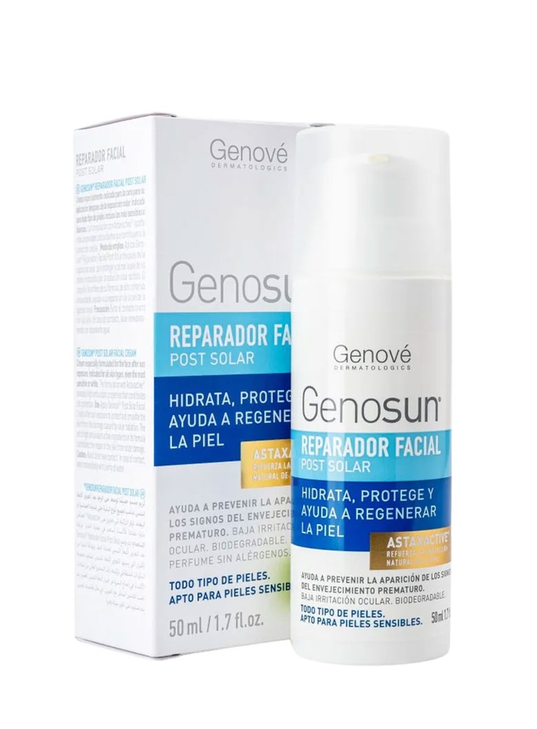 Genosun Reparador Solar Crema Facial Post Solar de 50 ml