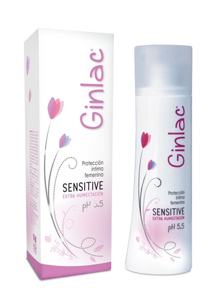 Ginlac Sensitive PH 5.5 Extra Humectante de 200 ml