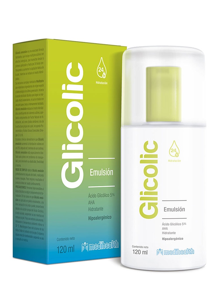 Glicolic Loción 10 % Hidratante y Exfoliante de 60 ml