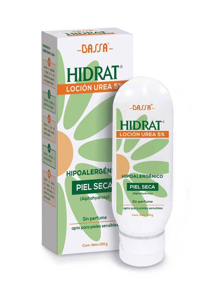 Hidrat 5% Urea Loción Hidratante Piel Muy Seca de 120 gr