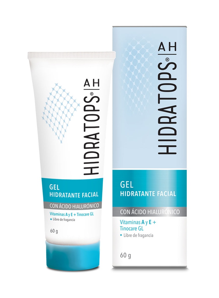 Hidratops AH Gel Hidratante Facial sin Fragancia de 60 gr