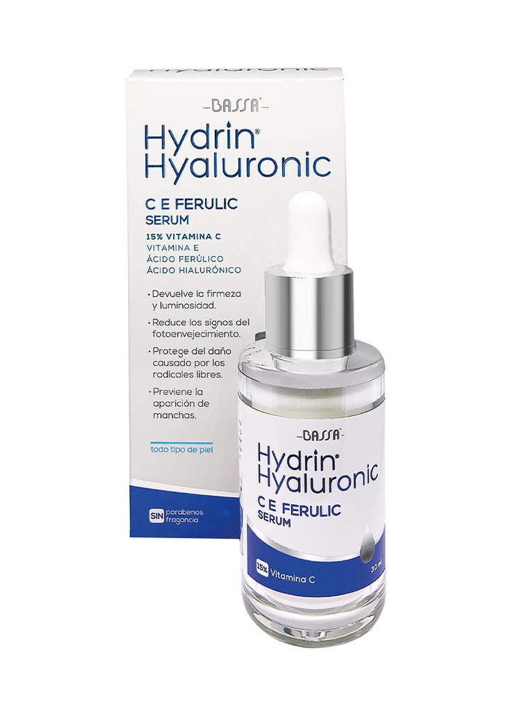 Hydrin Hyaluronic C E Ferulic Sérum de 30 ml