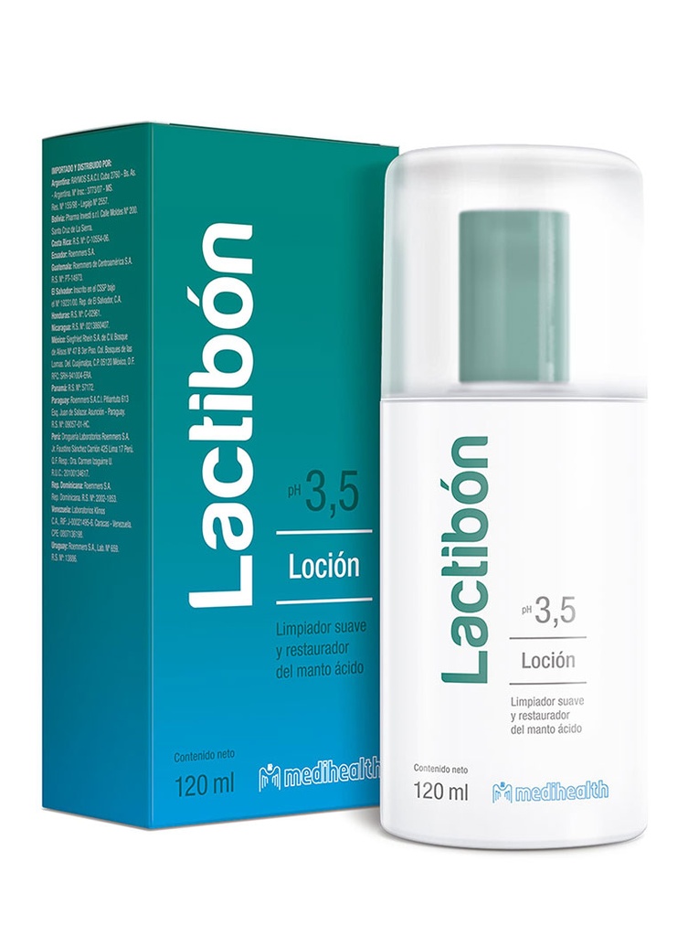 Lactibon Ph 3.5 Jabón Restaurador del Manto Ácido de 120 ml