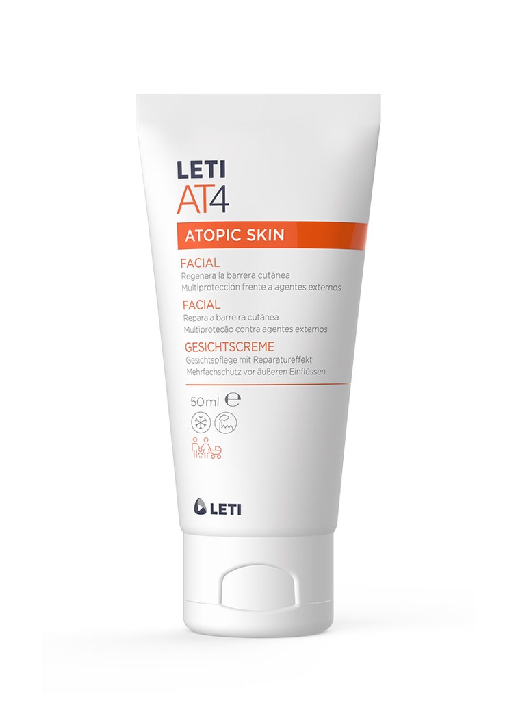 LetiAT4 Leche Facial Piel Atópica y Seca de 50 ml 