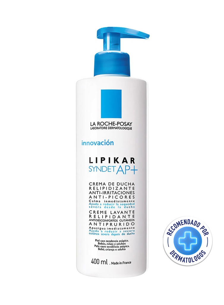 Lipikar Syndet Ap+ Gel de Baño Alta Tolerancia de 400 ml