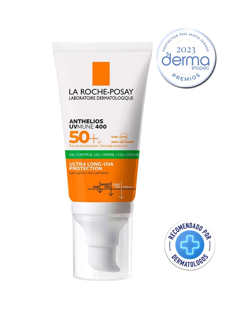 Anthelios Protector Solar Toque Seco SPF50+ de 50 ml