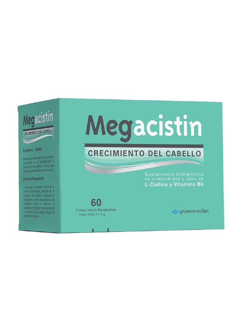 Megacistin Anti-Caída Caja de 60 Comprimidos Recubiertos 