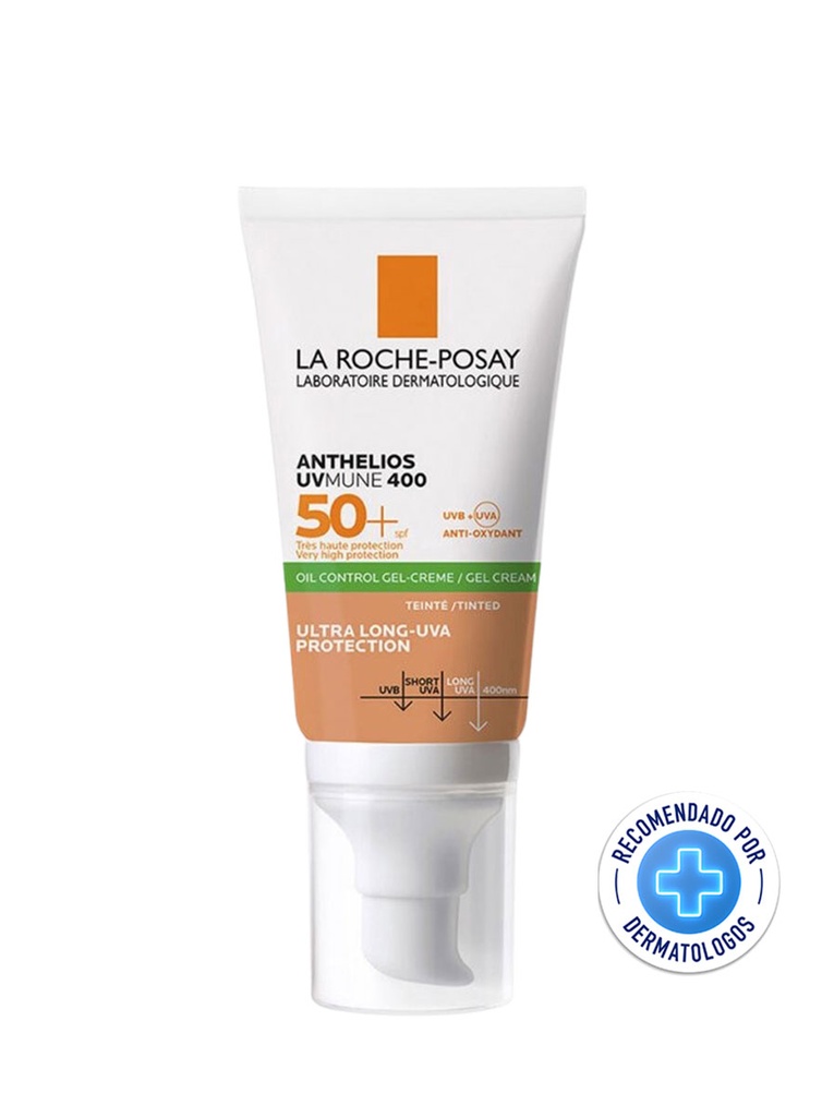 Anthelios Protector Solar Toque Seco Tinte SPF50+ de 50 ml