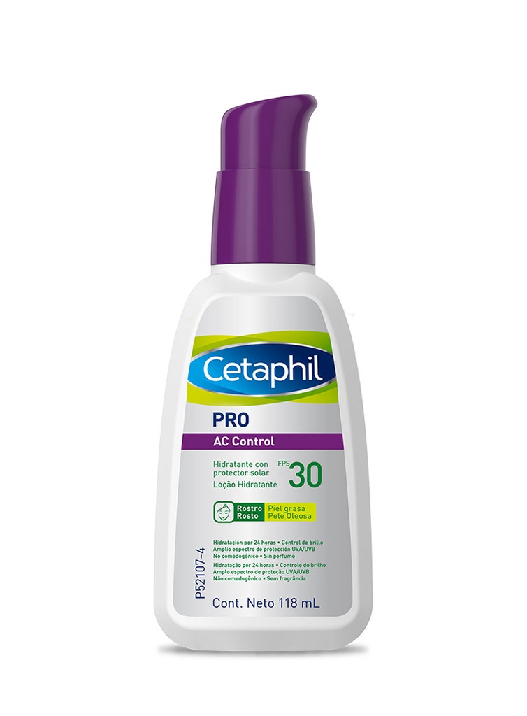 Cetaphil Pro Ac Control Hidratante SPF30 Piel Grasa de 118 ml