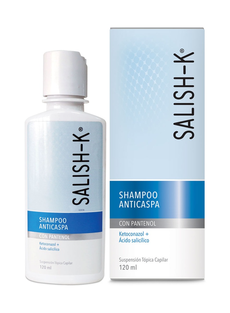 Salish-K Shampoo Anticaspa con Pantenol de 120 ml