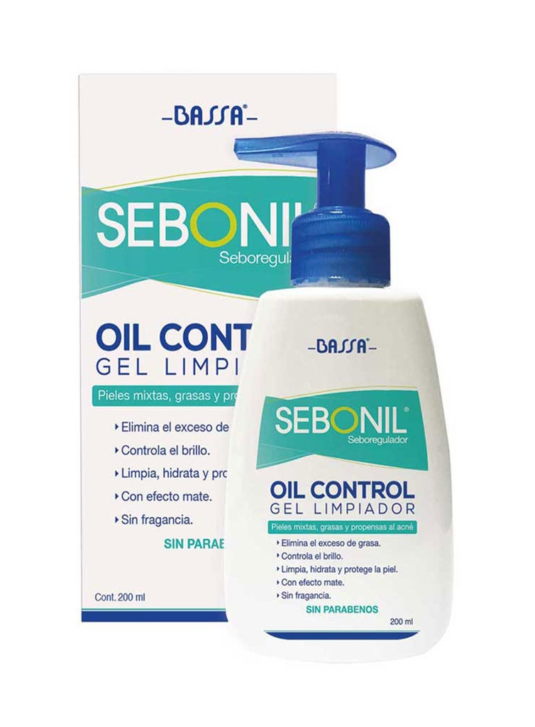 Sebonil Oil Control Limpiador para Pieles Grasas de 200 ml