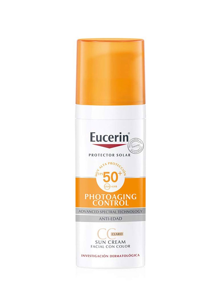 Sun CC Crema Facial SPF 50+ Tono Claro de 50 ml