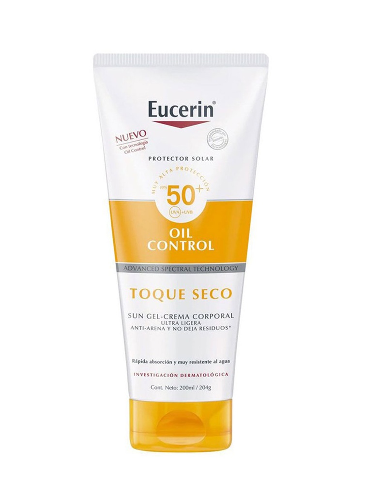 Sun Gel Corporal Oil Control SPF 50+ Toque Seco de 200 ml