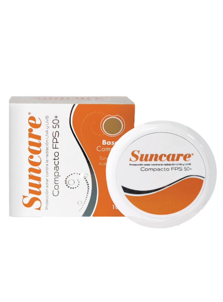 Suncare Compacto SPF50 Acabado Mate tono medio de 10 gr