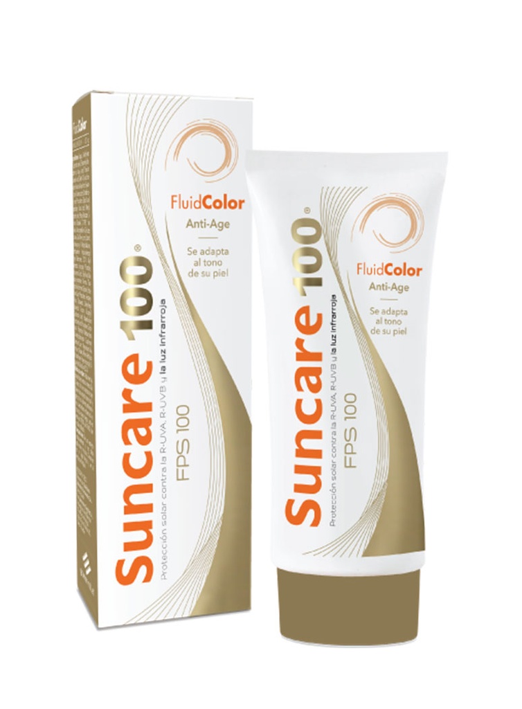 Suncare SPF100 Fluid Color Anti-Age de 60 gr