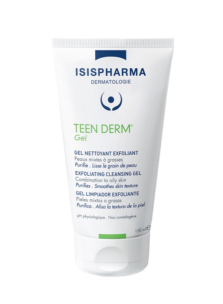 Teen Derm Gel Limpiador Exfoliante de 150 ml 