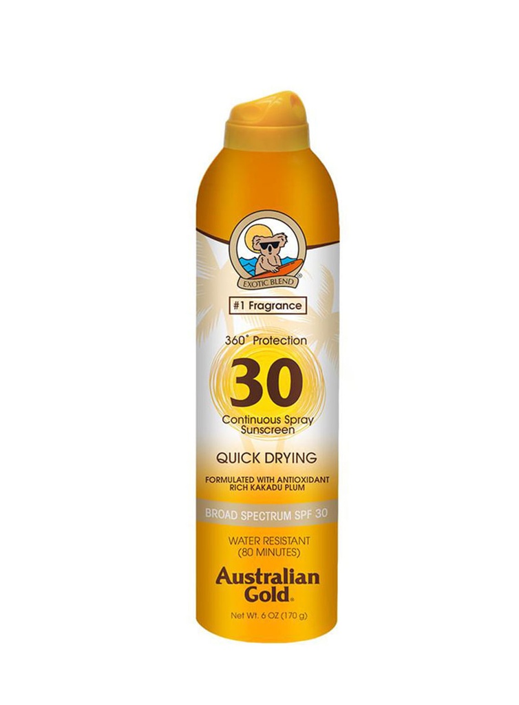 Australian Gold Protector SPF30 Spray Continuo de 177 ml