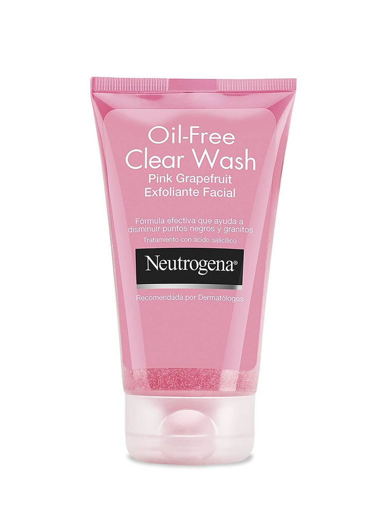 Oil-Free Clear Wash Exfoliante Facial de 124 ml