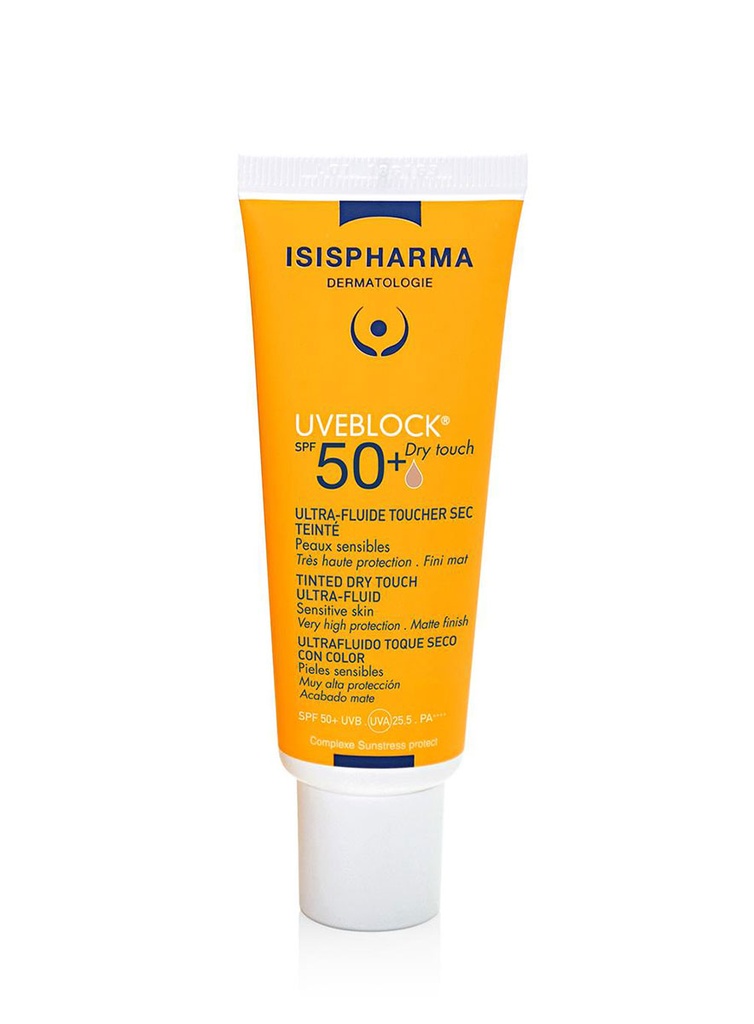 Uveblock Protector Solar Dry Touch Tinte Medio SPF 50 de 40 ml