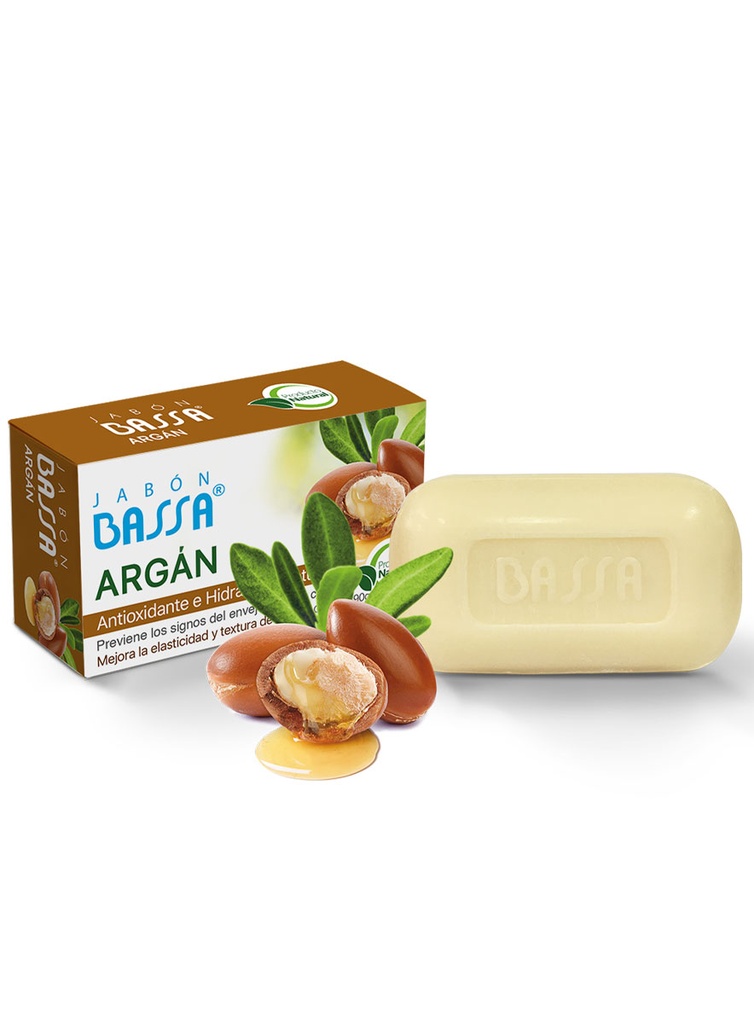 Bassa Jabón Argán Antioxidante e Hidratante de 90 gr